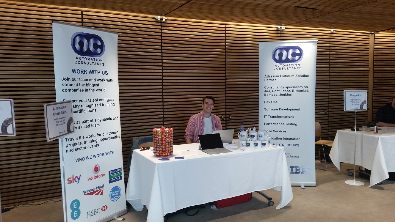 AC attend The University of Edinburgh’s recruitment fair.