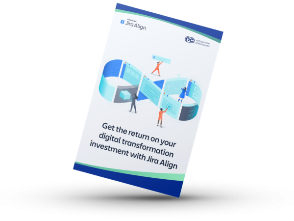 Jira align return on investment icon
