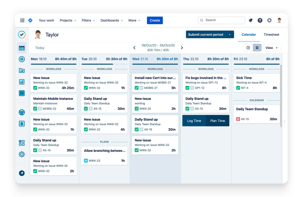 Tempo Timesheets – Jira Time Tracking​