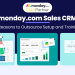 monday sales crm outsource setup and training
