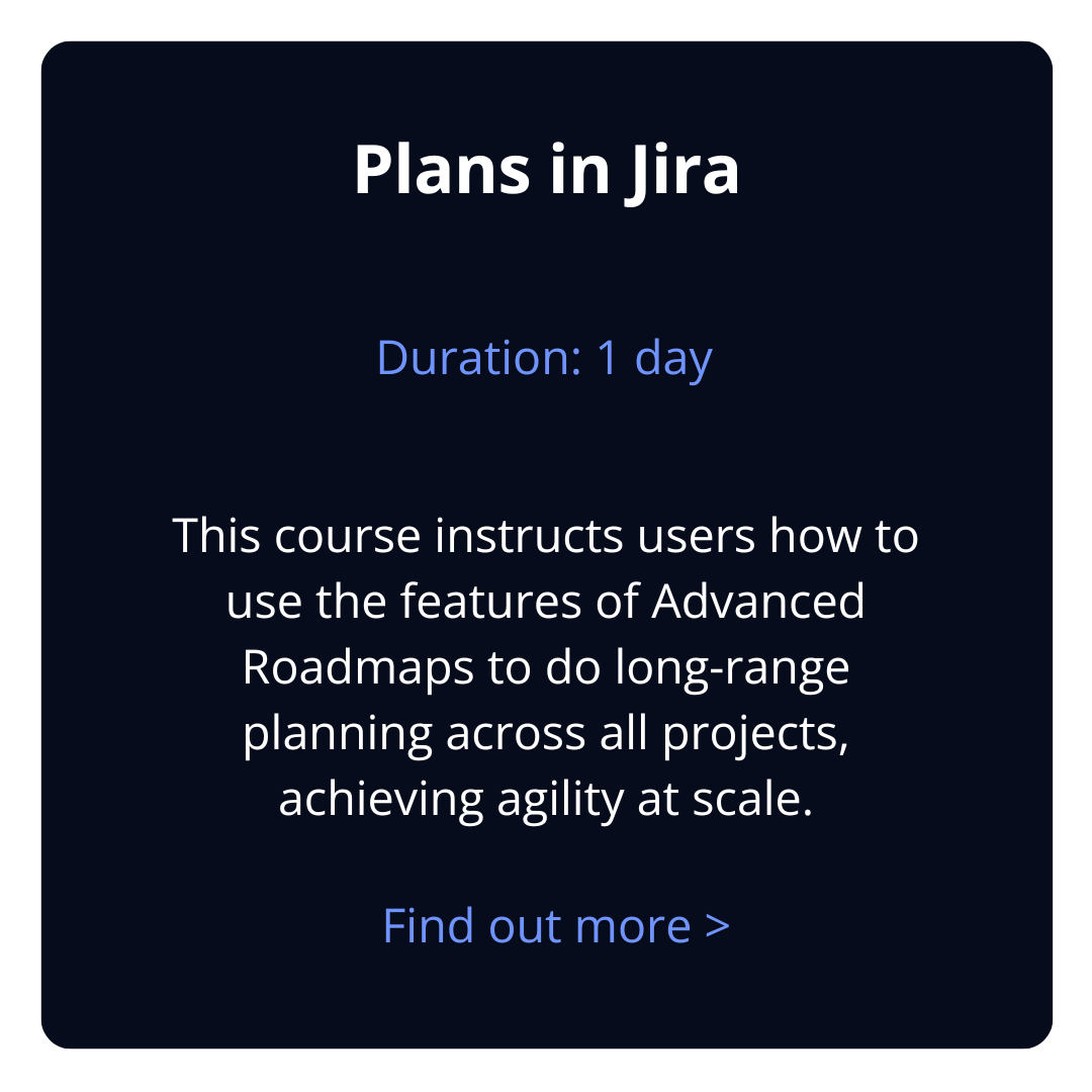 Plans in Jira