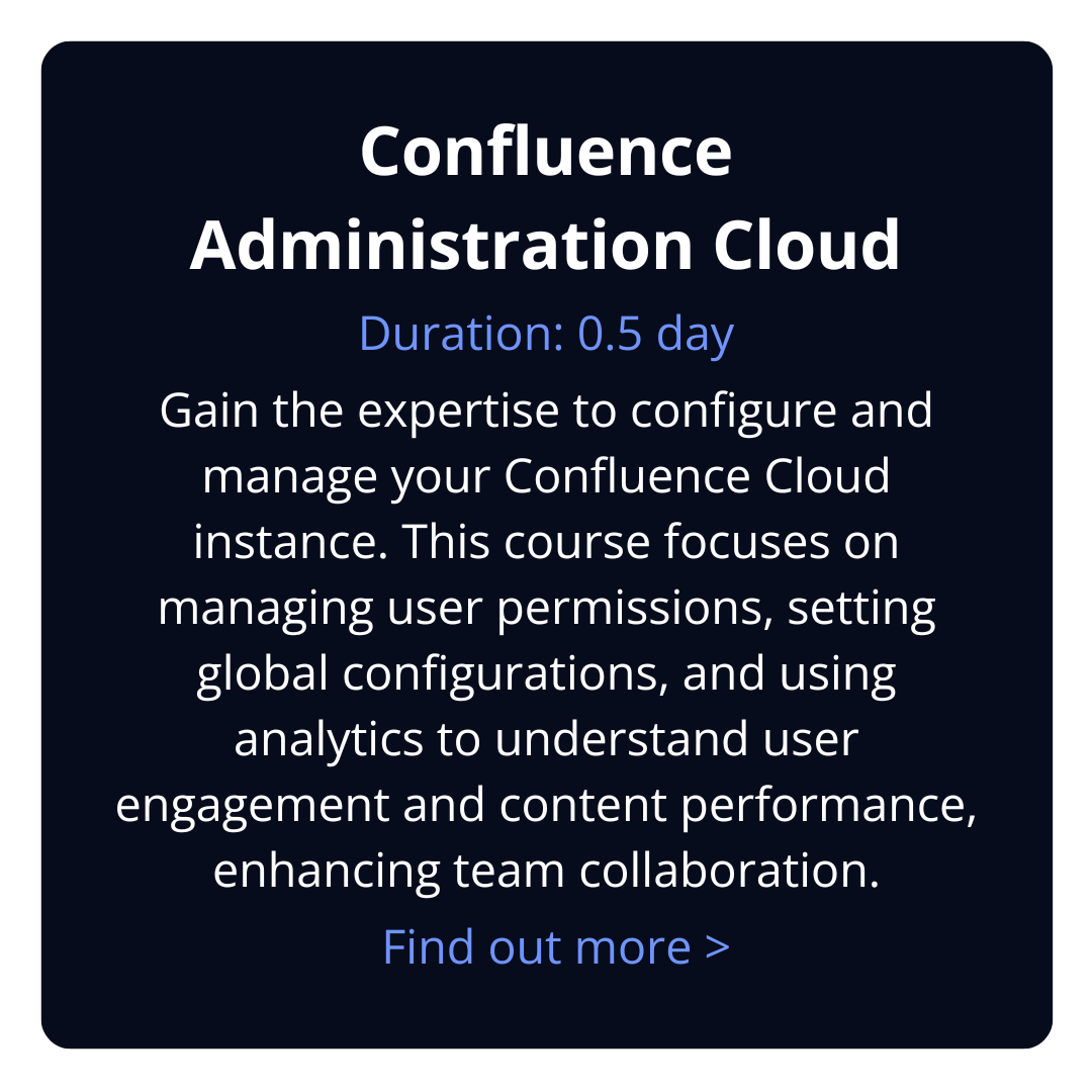 Confluence Administration Cloud