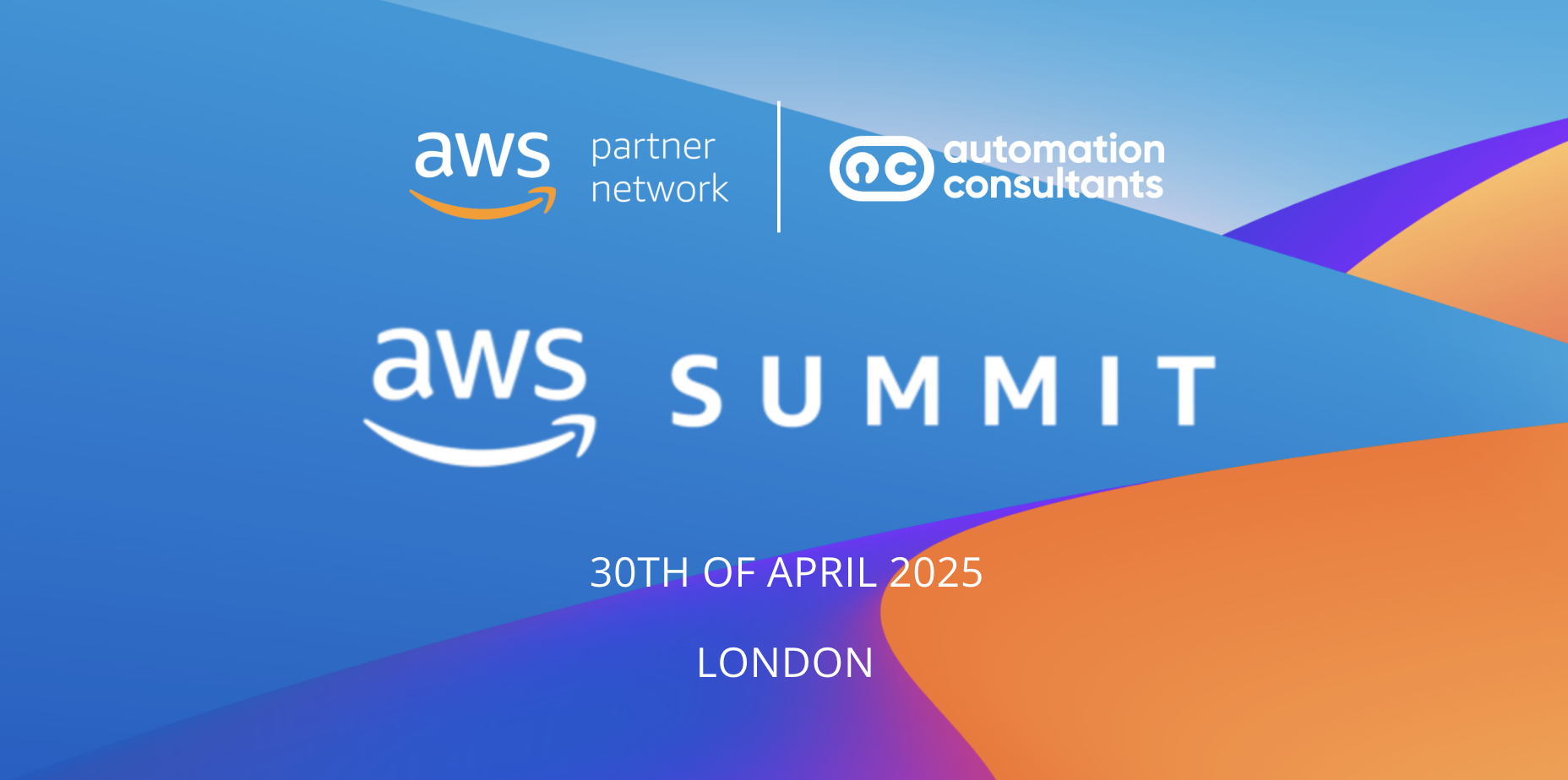 30 April 2025 | AWS Summit in London, UK